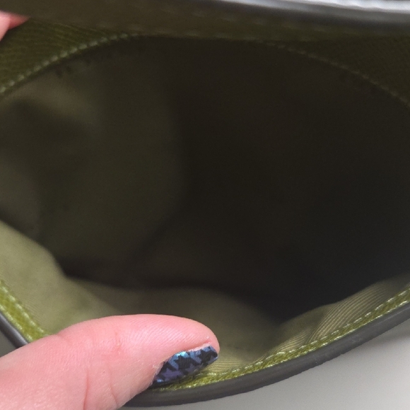 Coach Kitt Messenger Olive Green Crossbody Bag - Picture 4 of 9